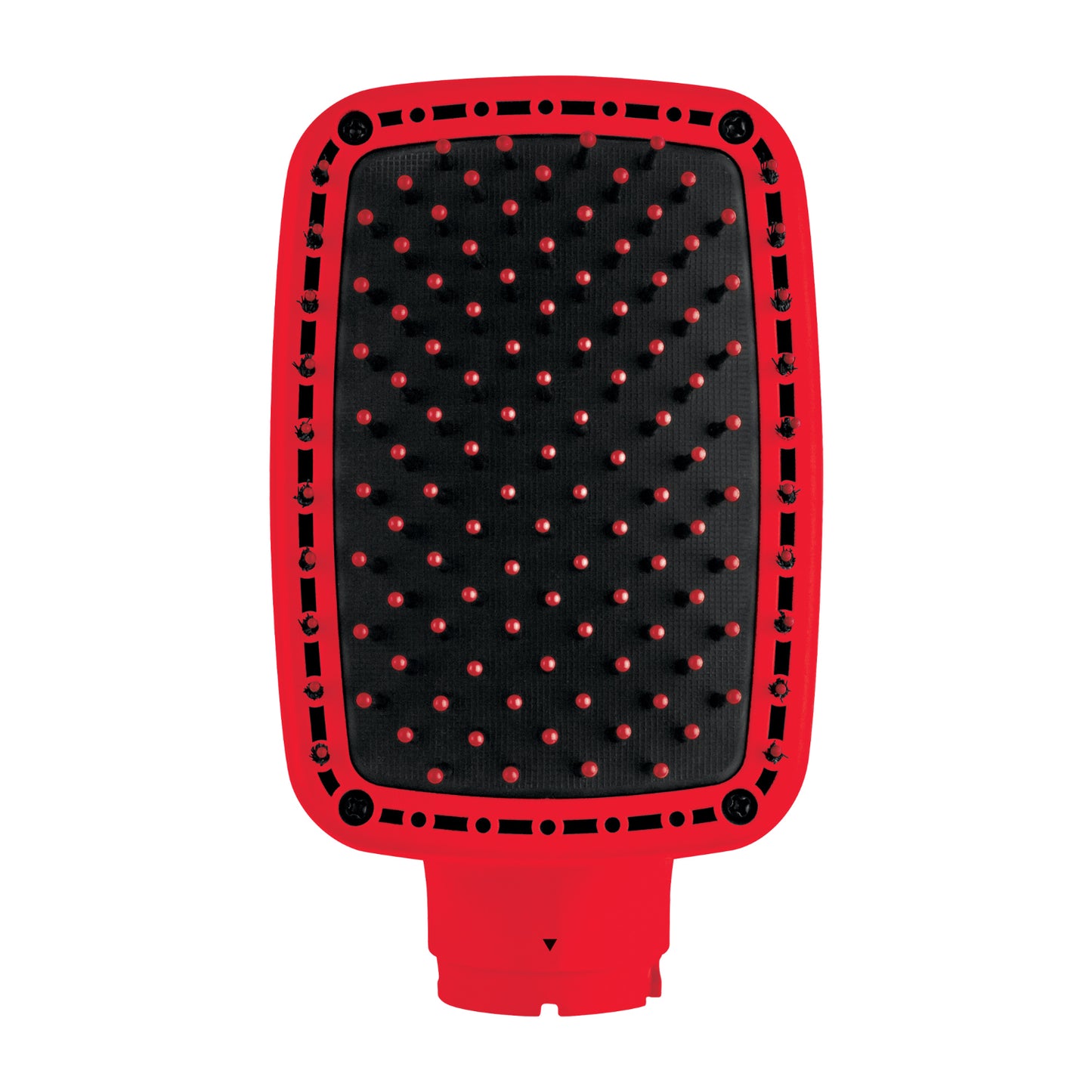 Cabezal rojo para cepillo alisador eléctrico Revlon con cerdas redondeadas para peinar el cabello