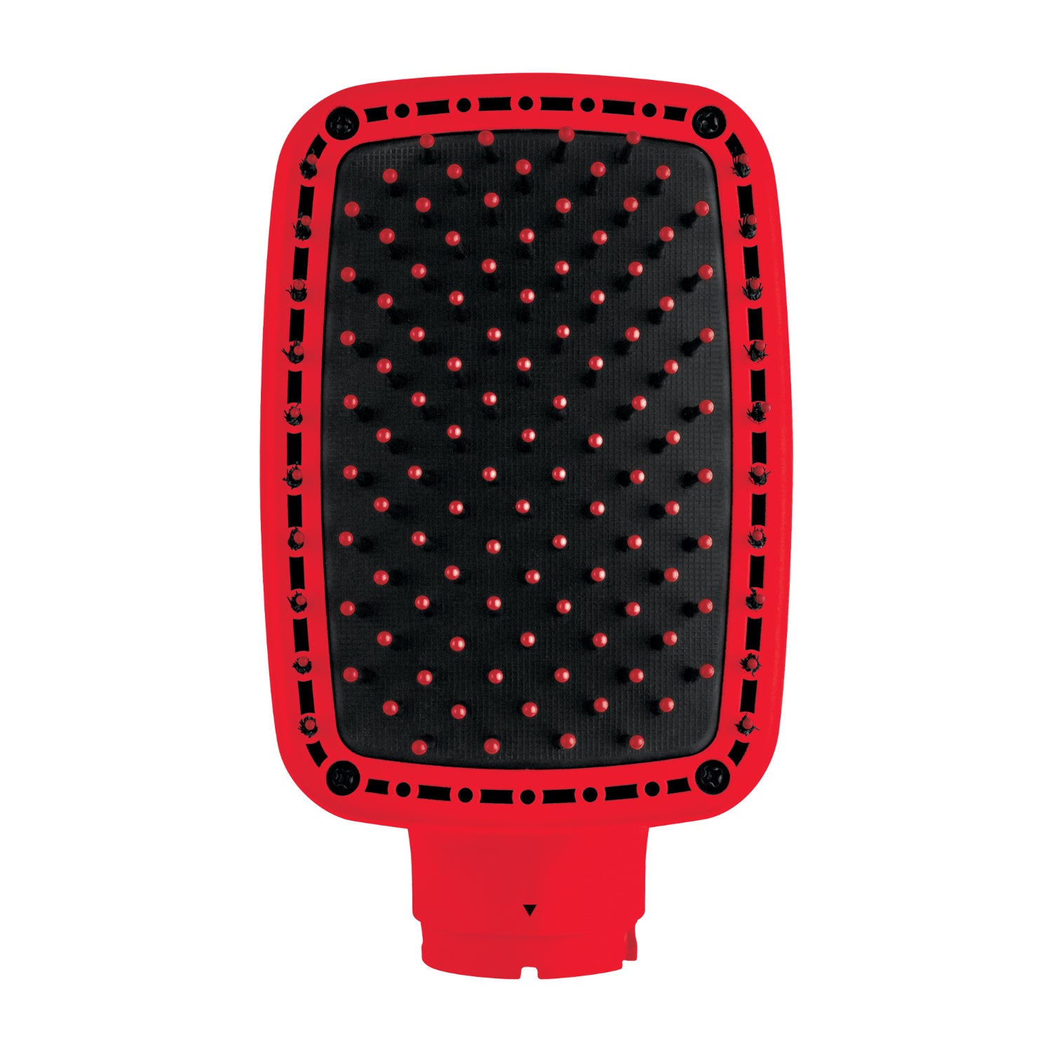 Cabezal rojo para cepillo alisador eléctrico Revlon con cerdas redondeadas para peinar el cabello