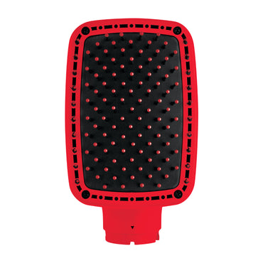 Cabezal rojo para cepillo alisador eléctrico Revlon con cerdas redondeadas para peinar el cabello