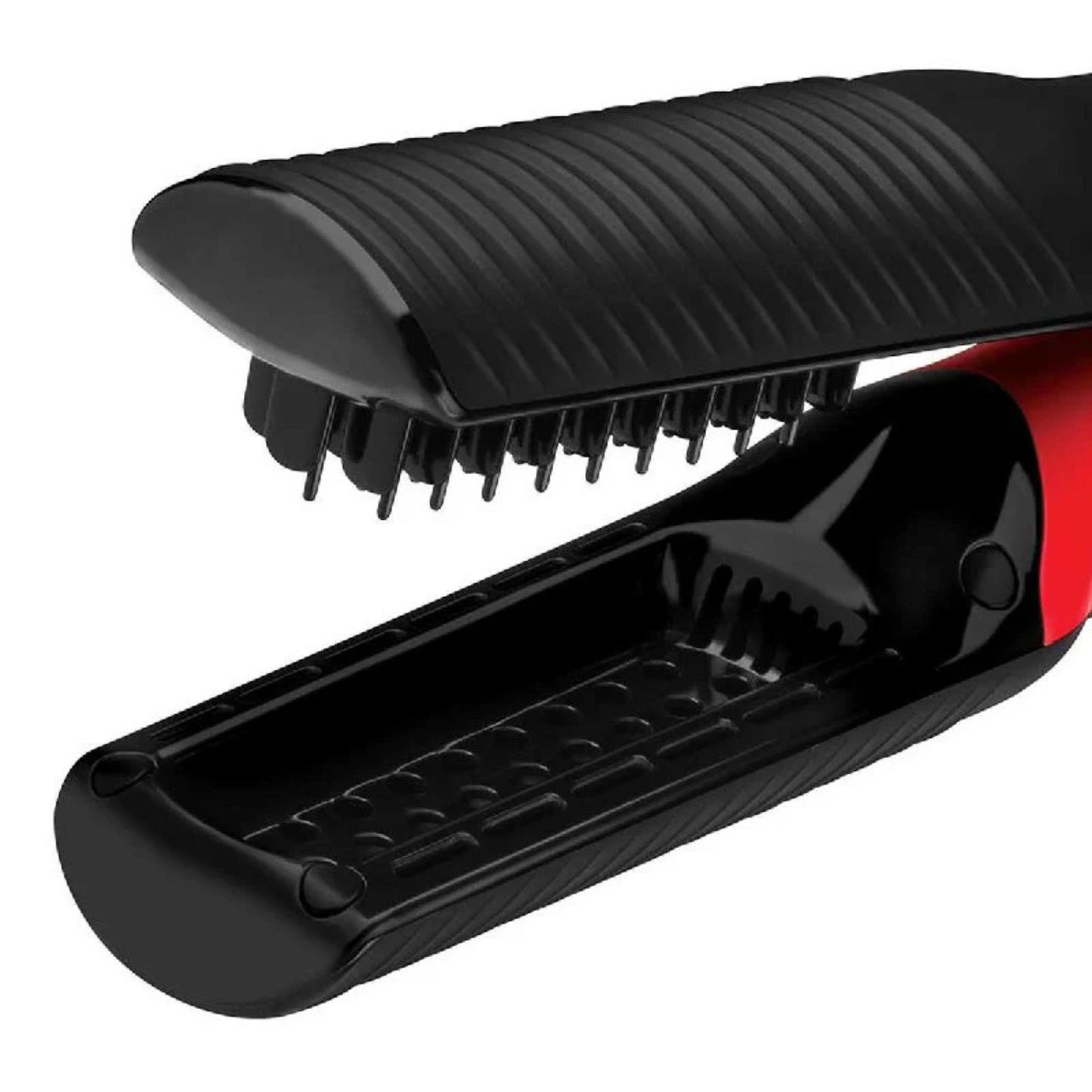 Herramienta para alisar y secar el cabello Revlon con diseño ergonómico y superficie antiadherente