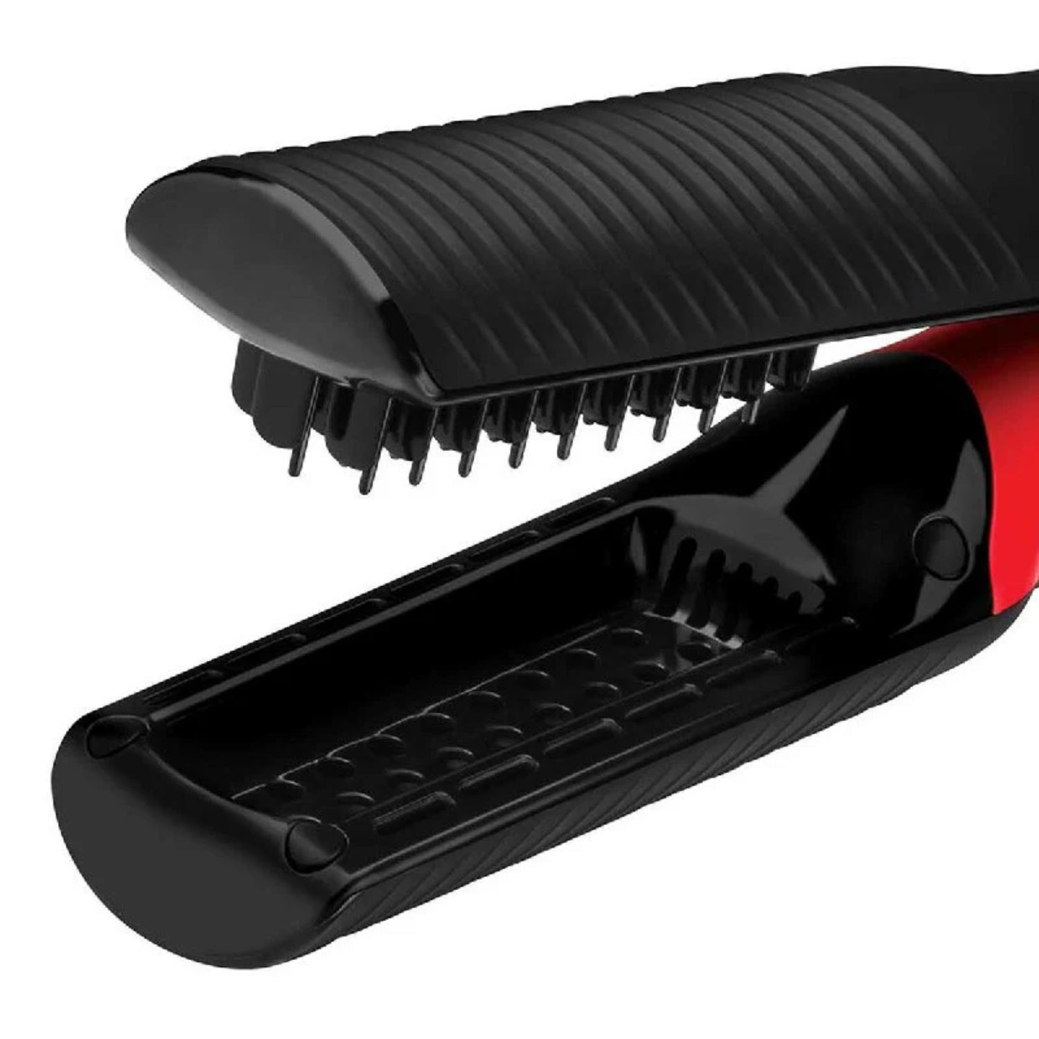 Herramienta para alisar y secar el cabello Revlon con diseño ergonómico y superficie antiadherente