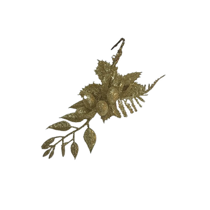 NAV. FLOR 15CM ESCARCHADA SURTIDO