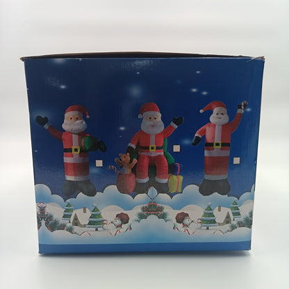 Tren Inflable Navideño de Santa de 2.6m