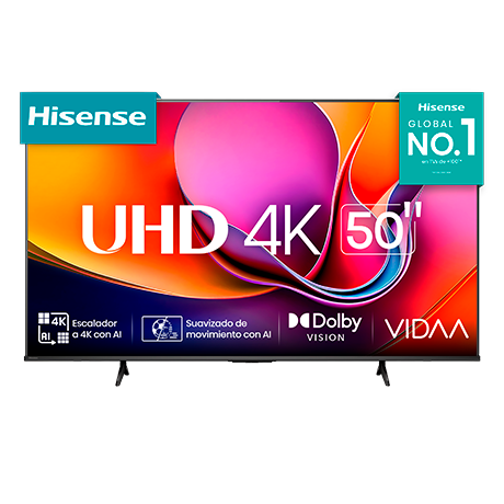 TV HISENSE LED 50 SMART VIDAA UHD 4K