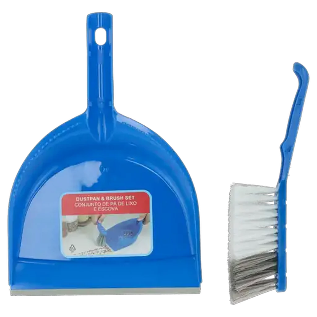 SET RECOGEDOR DBASURA 2 PZS AZUL