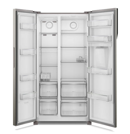 19' SBS INVERTER SILVER REFRIGERATOR