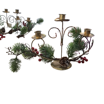 Table candlestick with 3 candles
