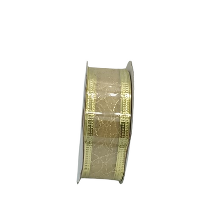 NAV. CINTA 2.5CM X 2.7M COLOR DORADO SUR