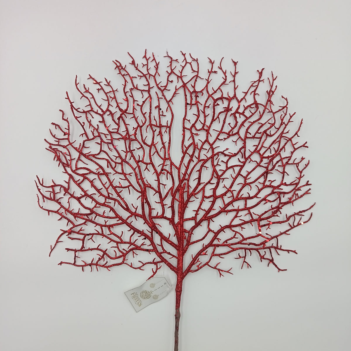 NAV. RAMA 62CM ROJO T/COLA PAVO
