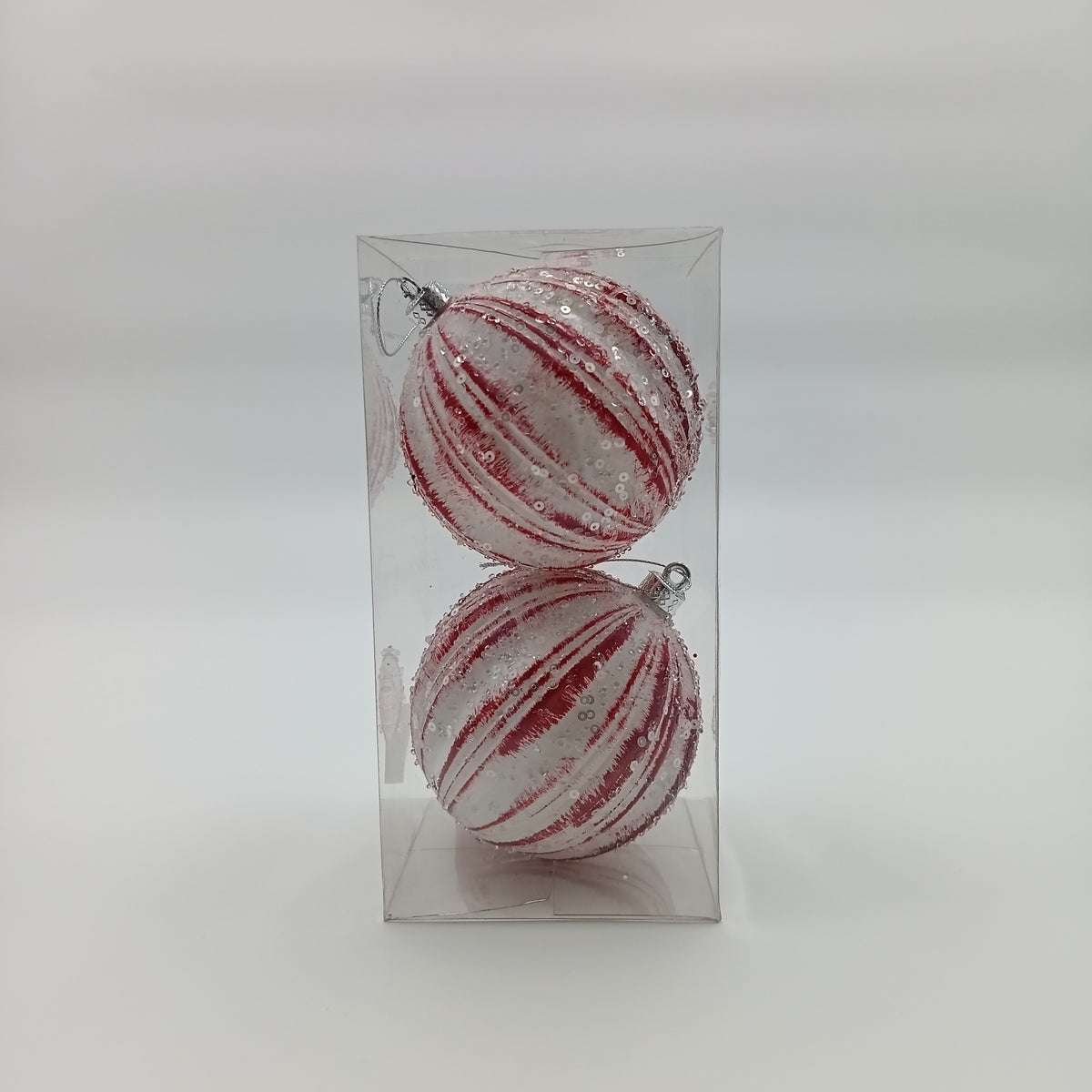 NAV. PELOTA SET2 10CM BLANCO LIN/ROJO