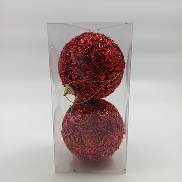 NAV. PELOTA SET2 10CM ROJO PIZCAS