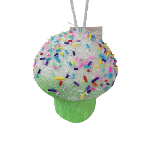 NAV. ORNMTO. 10CM CUPCAKE VERDE