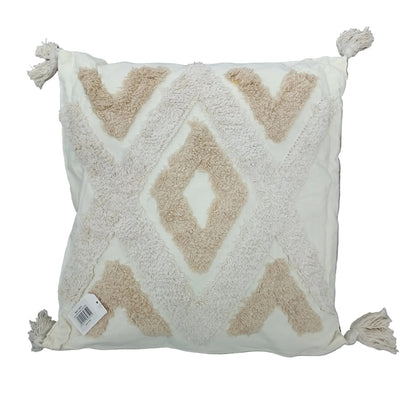 Cojín c/diseño rombos cuad 45x45cm