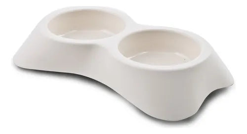 PLATO DOBLE AZUL P/MASCOTA