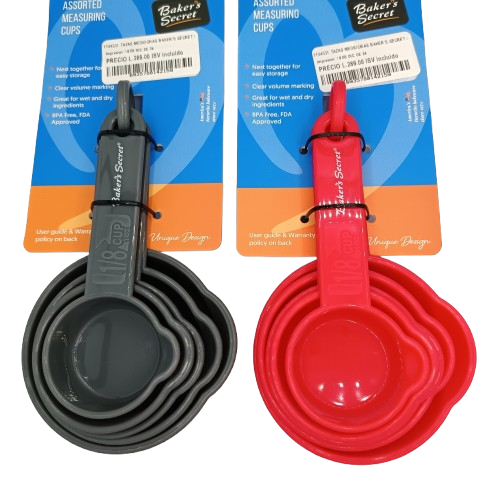 TAZAS MEDIDORAS BAKER'S SECRET 5PZS