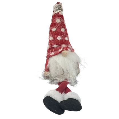 Santa ornament with legs