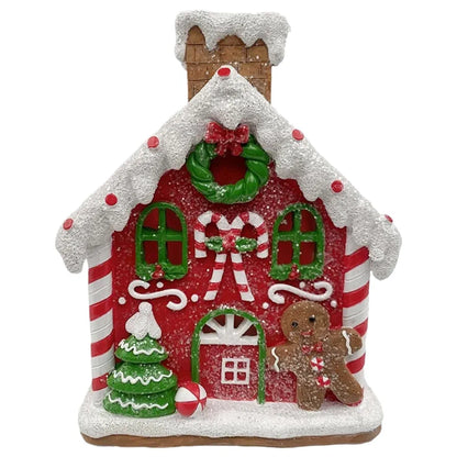 NAV. CASITA D/GALLETAS ROJA C/LUZ