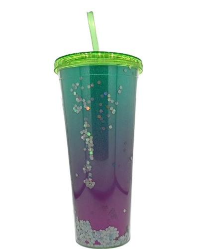 VASO C/TAPA + PAJILLA SURT.