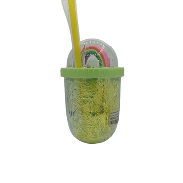 VASO C/TAPA + PAJILLA SURT.