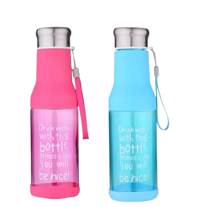 BOTTLE FOR WATER 550ML ASSORTED