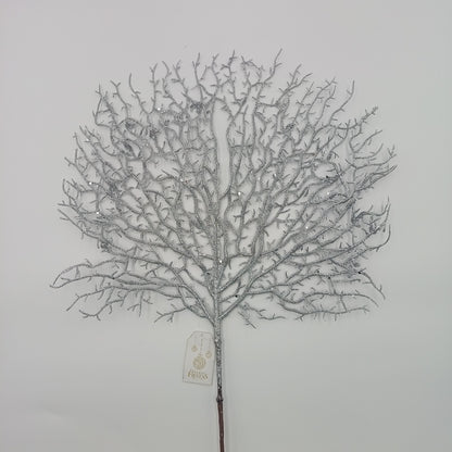 NAV. RAMA 62CM PLATA T/COLA PAVO