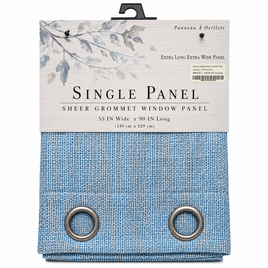 Cortina para sala secret teal