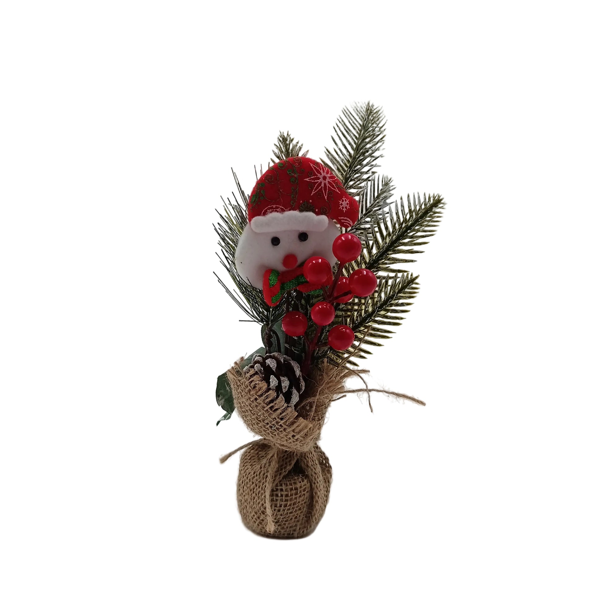 NAV. TABLE DECORATION 28CM FROSTY
