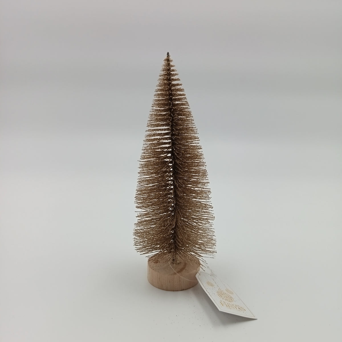 NAV. ADORNO ARBOL 20CM CHAMPAGNE