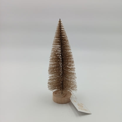 NAV. ADORNO ARBOL 20CM CHAMPAGNE