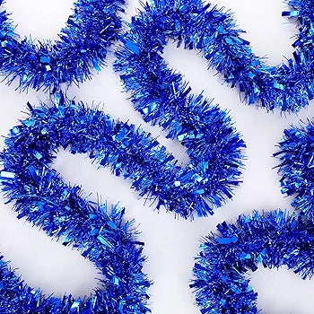 NAV. TINSEL GARLAND 9*200CM ASSORTED