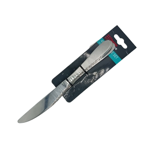 SET DE CUCHILLOS 4 PZS ACERO INOX.