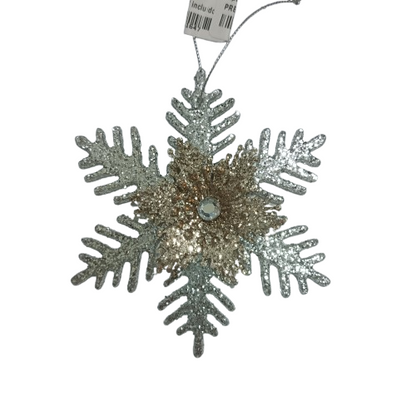 Champagne Snowflake Pendant