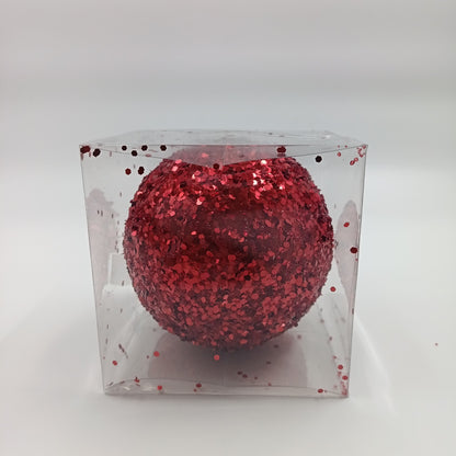 NAV PELOTA ROJO BRILLO 15CM