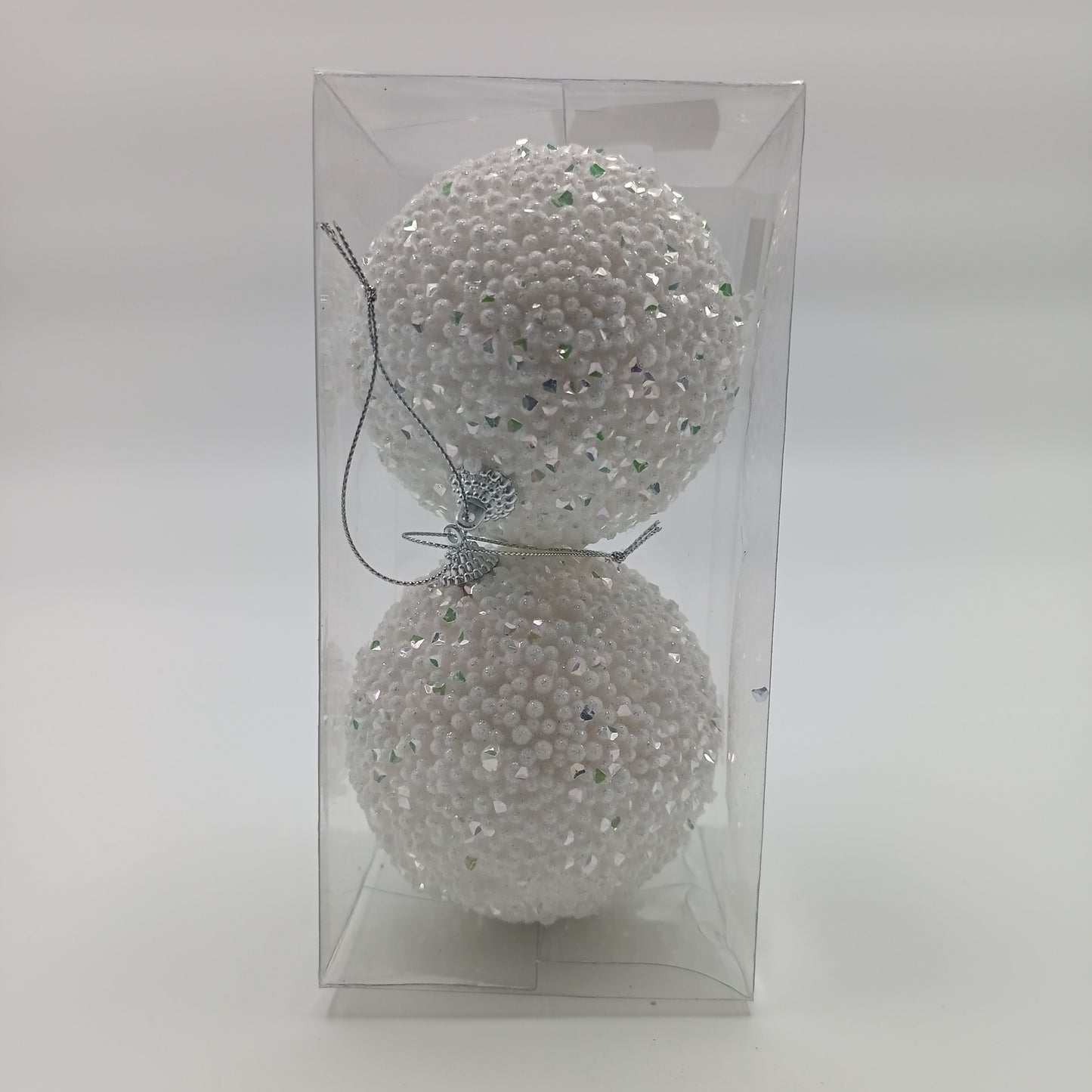 NAV. PELOTA SET2 10CM BLANCO NIEVE.