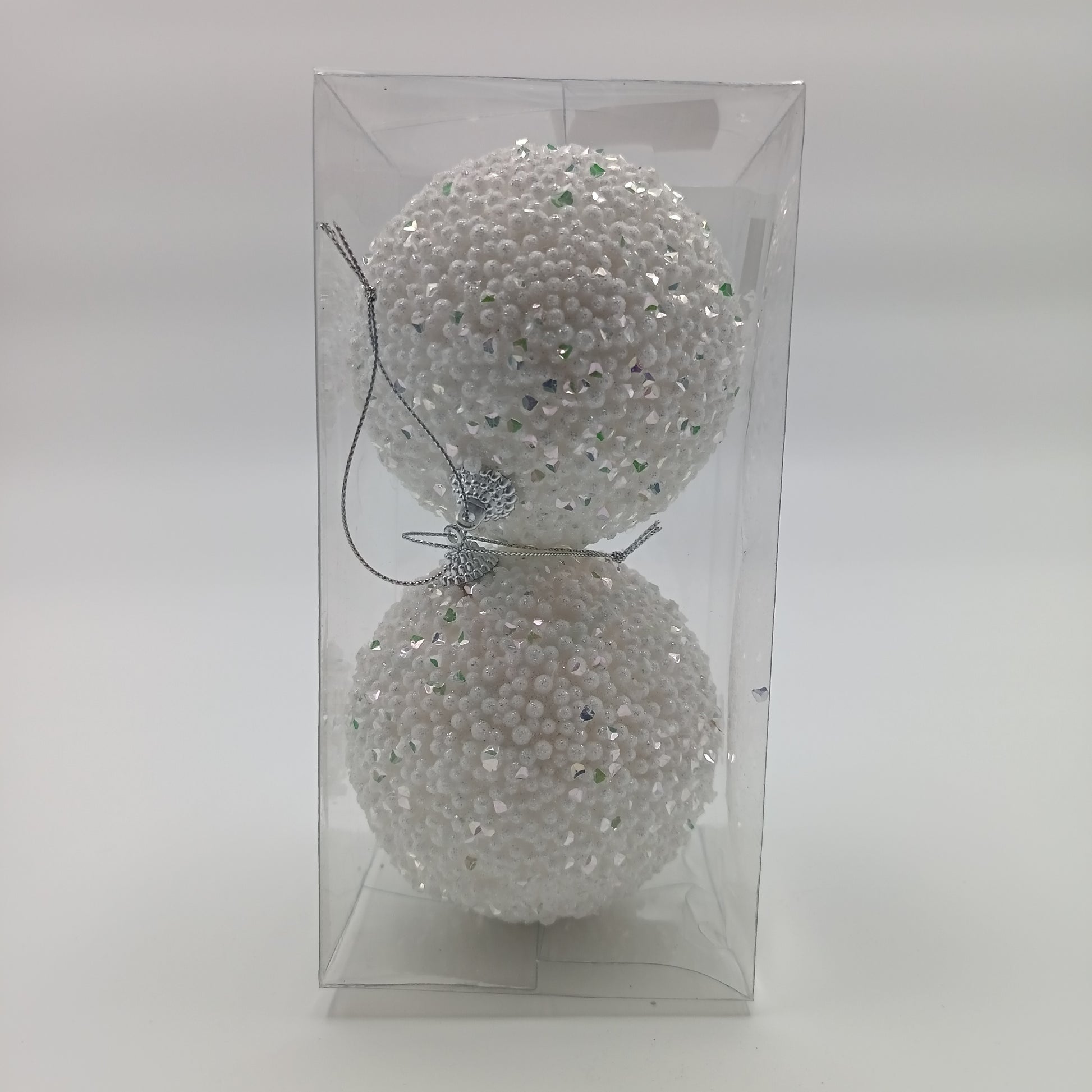 NAV. PELOTA SET2 10CM BLANCO NIEVE.