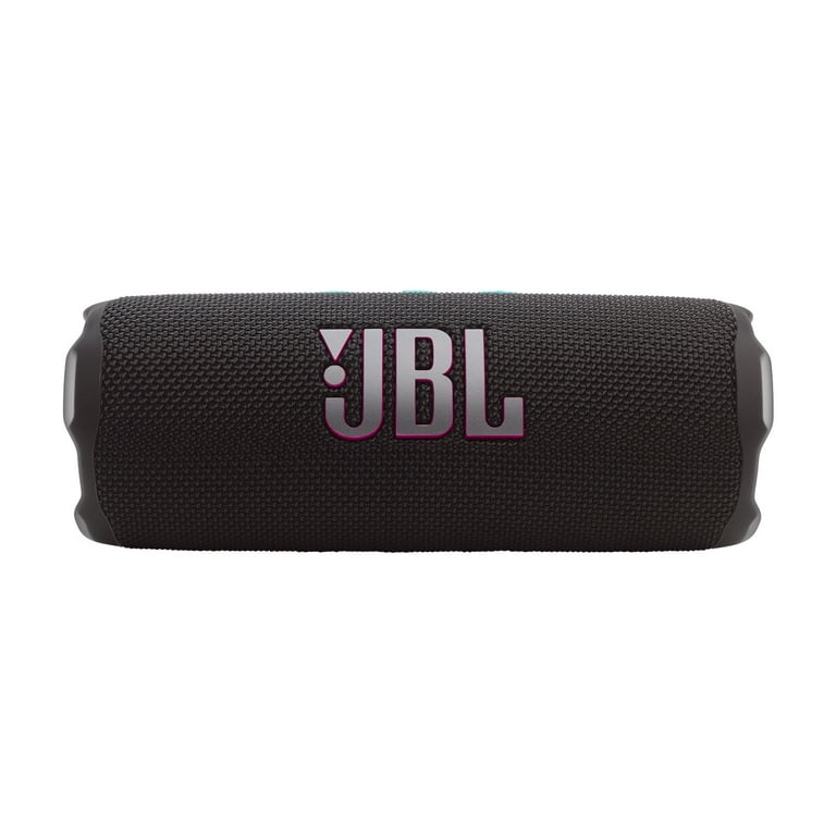 Parlante JBL Flip 7 portátil Bluetooth en color negro con diseño resistente y sonoro de calidad