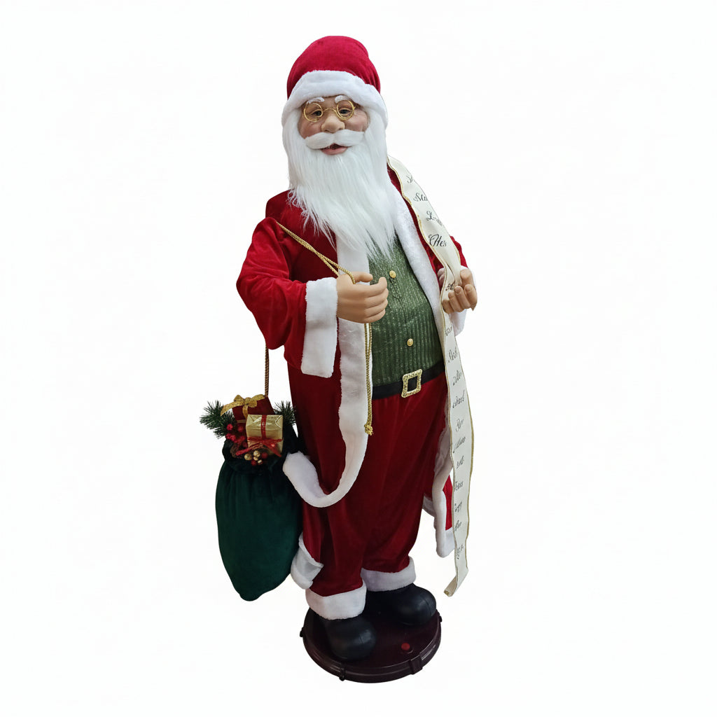 NAV. ADORNO SANTA CLAUS GDE. 70X48X155CM