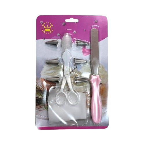 SET MANGA PASTELERA C/ESPATULA+TIJERA