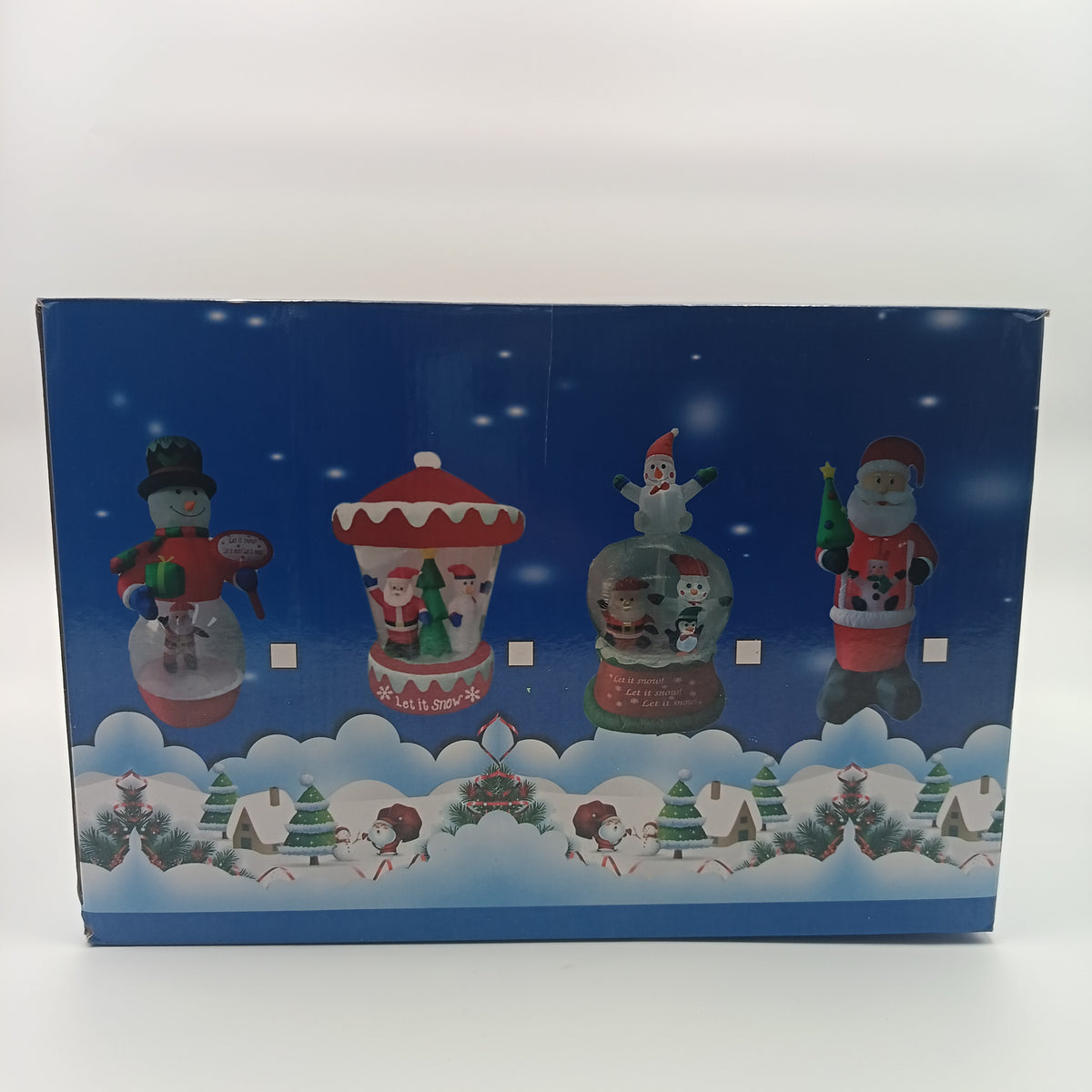 Tren Inflable Navideño de Santa de 2.6m