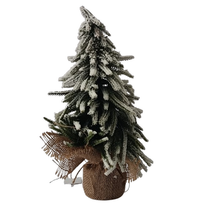 NAV. ARBOL DE MESA CON NIEVE 20X20X35