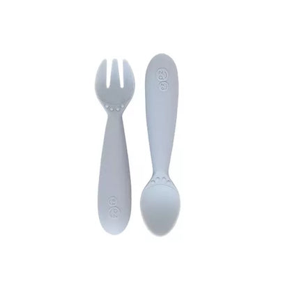 EZPZ MINI UTENSILIOS SILICON PEWTER