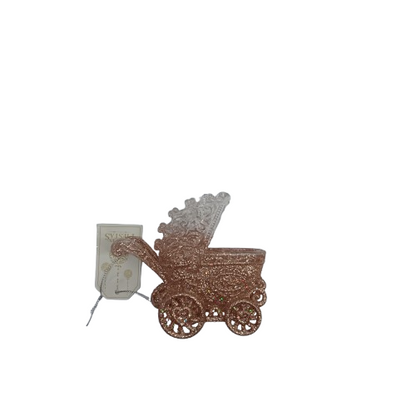 PINK BABY STROLLER PENDANT NAV.