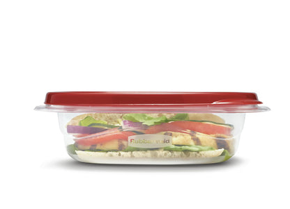 Set 8 Contenedores Rubbermaid TakeAlongs 0.7L (2.9 Tazas) – Rectangular