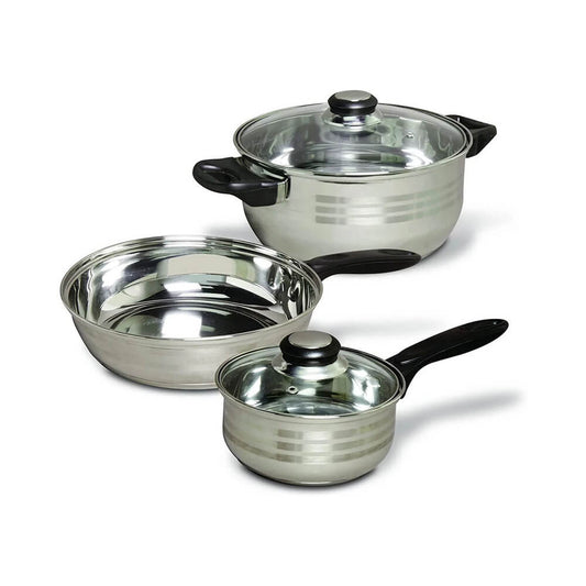 Set Cocina Gibson Home Total Kitchen 32pz Acero Inox 89117.32