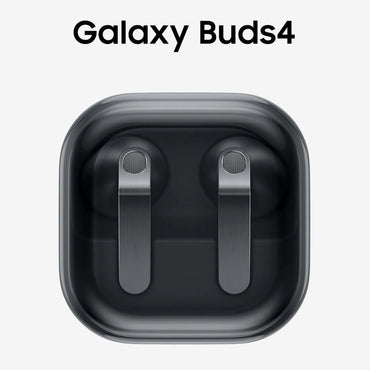 audifonos inalambricos samsung buds4 en estuche negro, vista superior