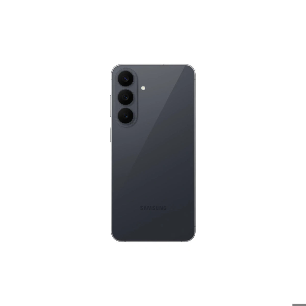 Celular Samsung modelo LL050504, color negro, vista trasera del dispositivo.