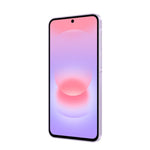 celular Samsung modelo LL050504, vista lateral, pantalla con gradiente colores suaves