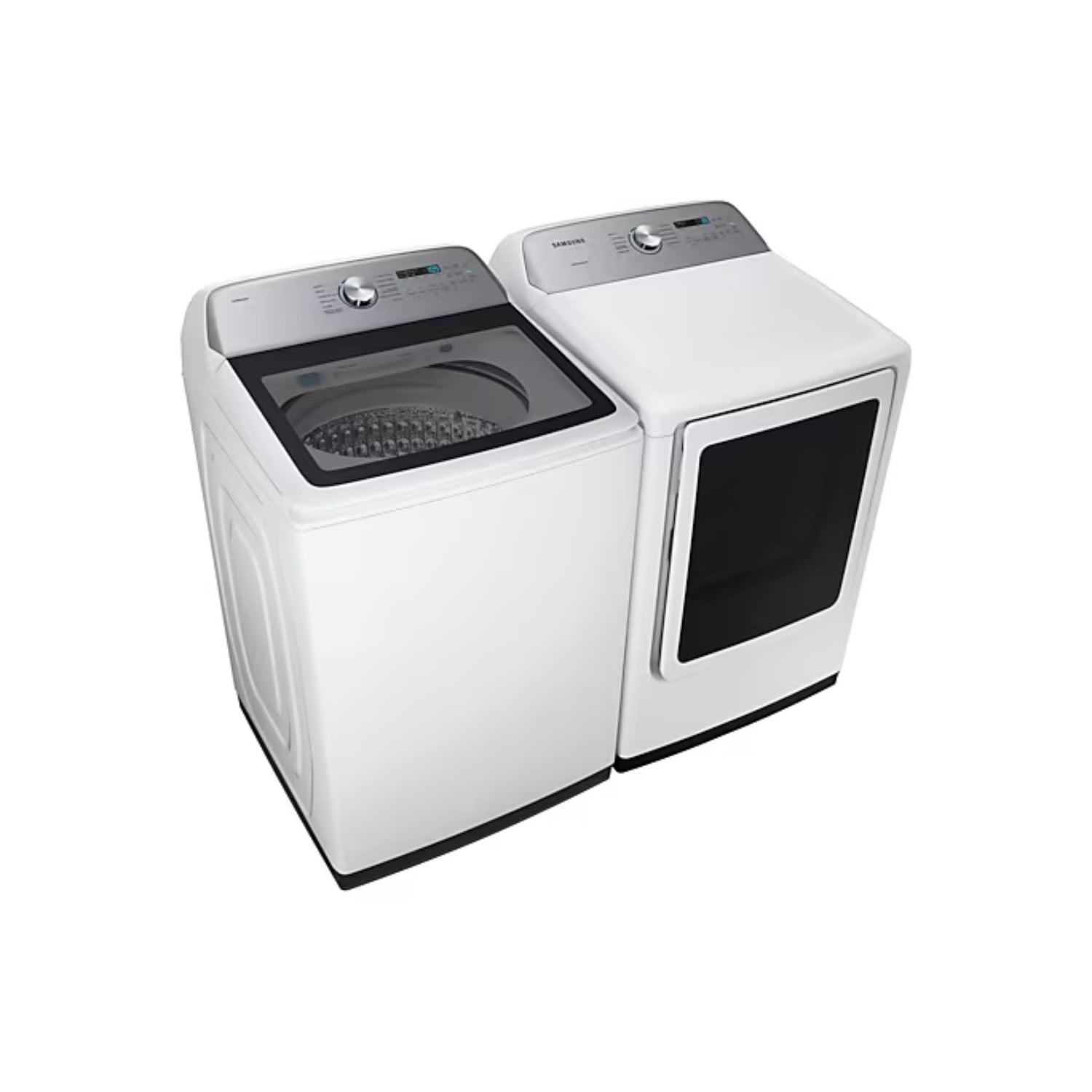 Lavadora digital inverter 26kg Samsung blanca con panel digital y diseño moderno