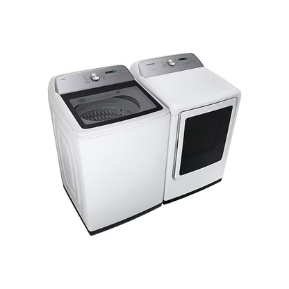 Lavadora digital inverter 26kg Samsung blanca con panel digital y diseño moderno