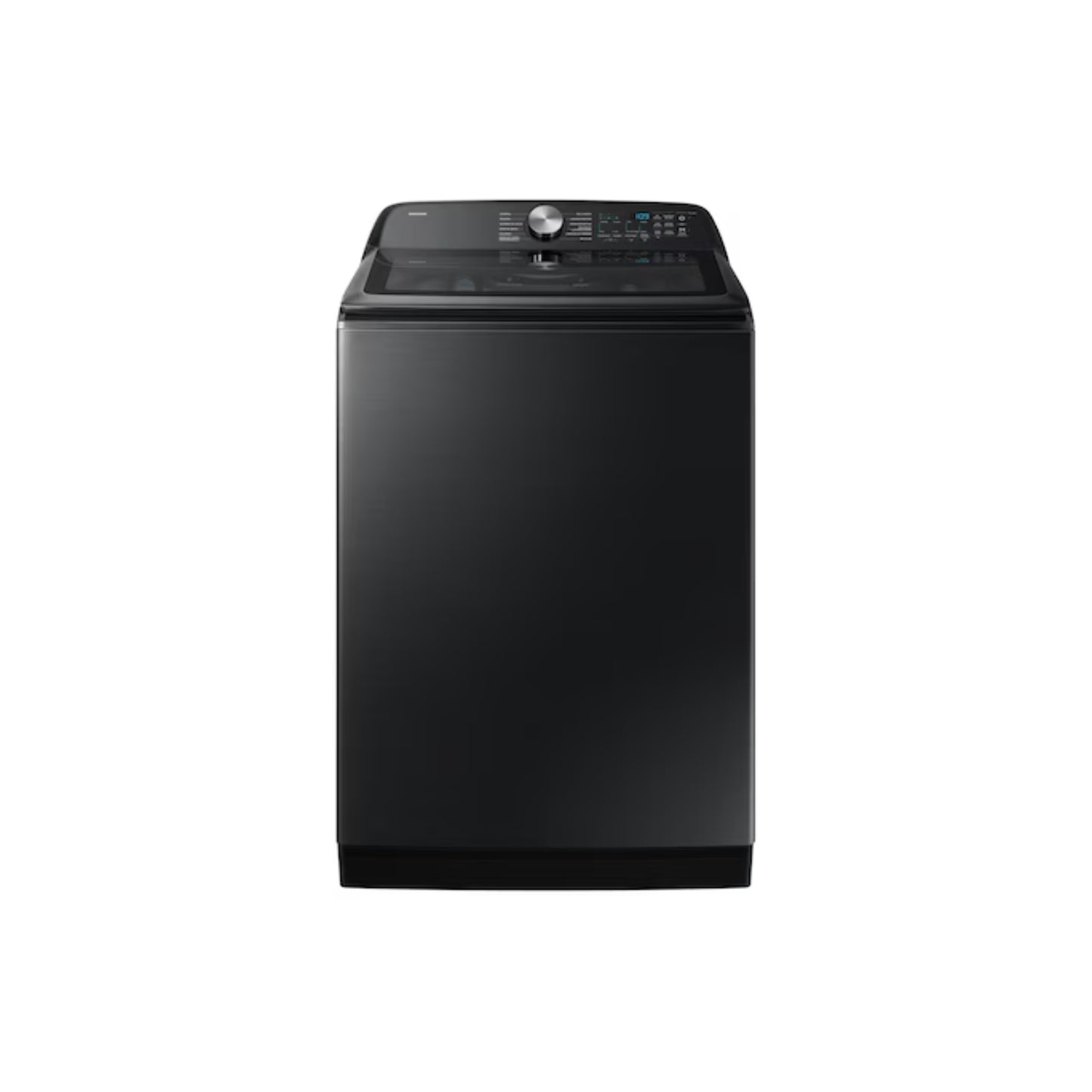 Lavadora digital inverter 26kg de SAMSUNG en color negro con diseño moderno y panel de control intuitivo